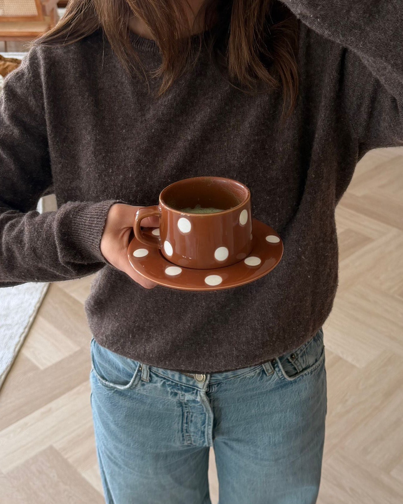 Polka Dot Mug Set